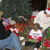 Mommy, Evan, and Mama