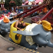 Evan and Amy on  Dumbo