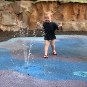 Evan in the Fountain