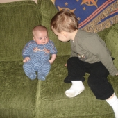 Hunter and Evan