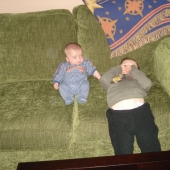 Hunter and Evan