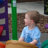 Evan at the playground