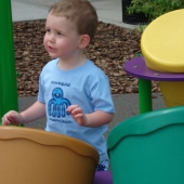 Evan at the playground