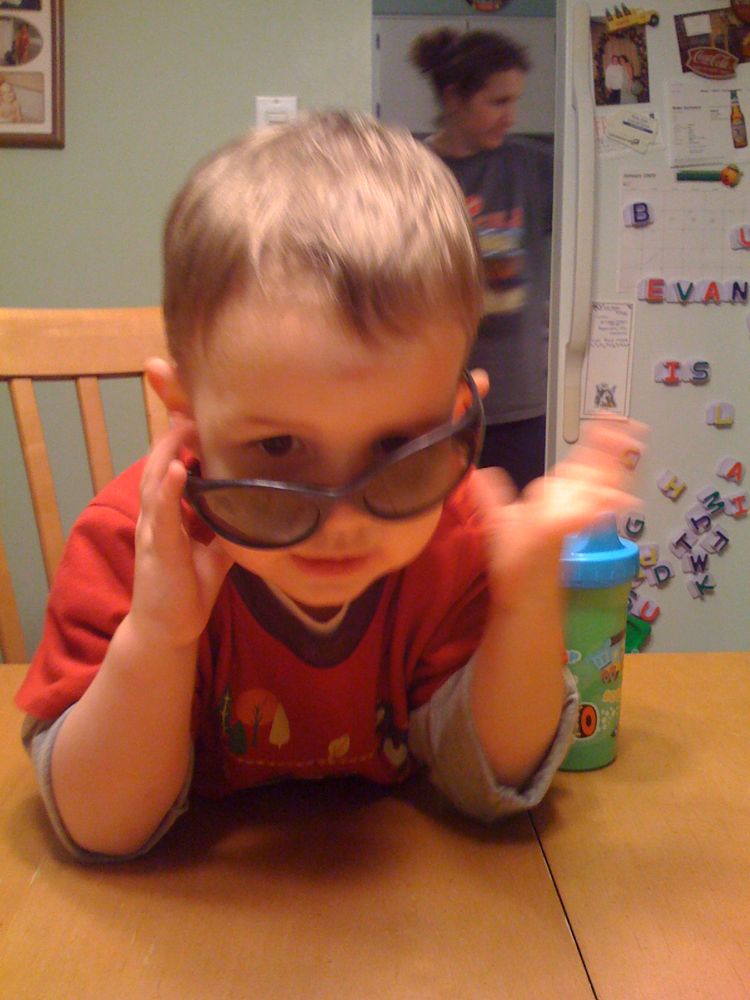 Evan looking cool