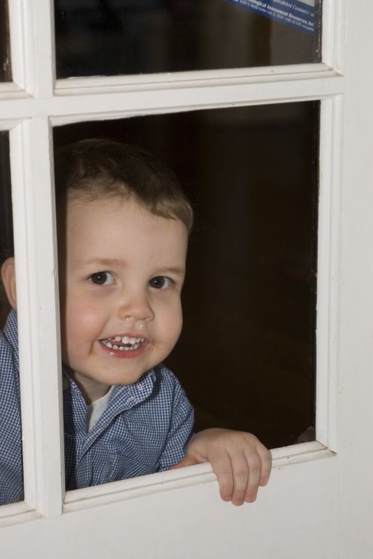 Evan at Aidan's party