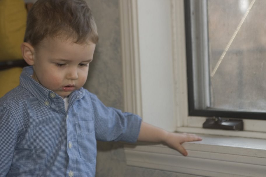 Evan at Aidan's party