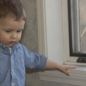 Evan at Aidan's party