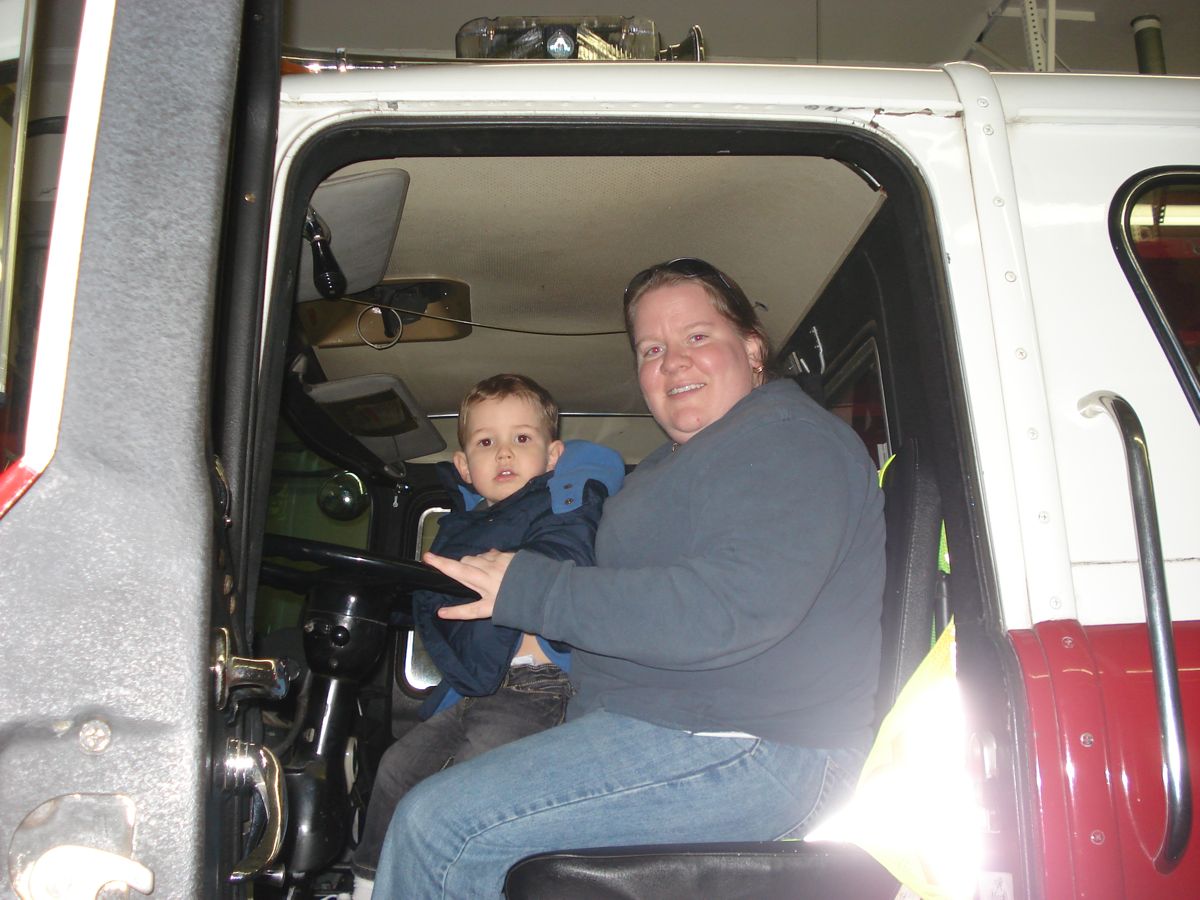 Mommy and Evan driving