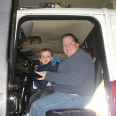 Mommy and Evan driving