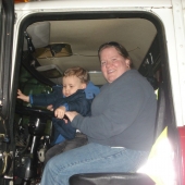 Mommy and Evan driving