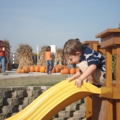 Evan on the slide