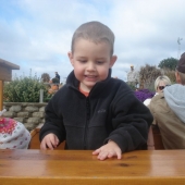 Evan posing
