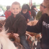 Evan on the pony