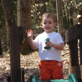 Evan on the slide