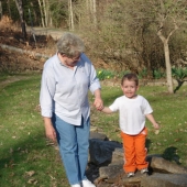 Evan and Grandma Z