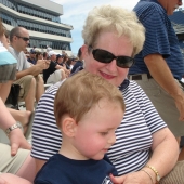 Grandma Z and Evan at PSU