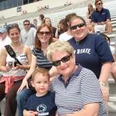 Evan at his first PSU game