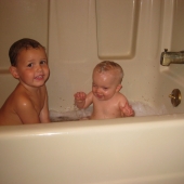 Evan and Hunter