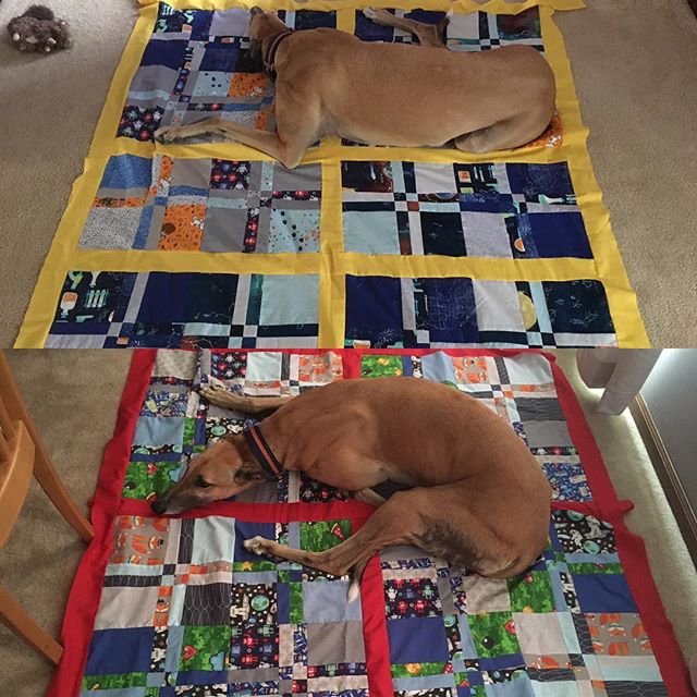 Quilts #2 and #3 almost done and Jack tested