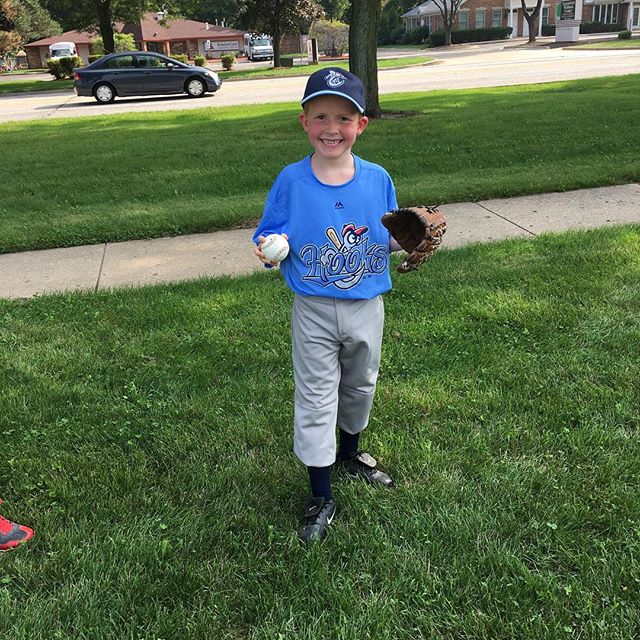 First fall baseball game