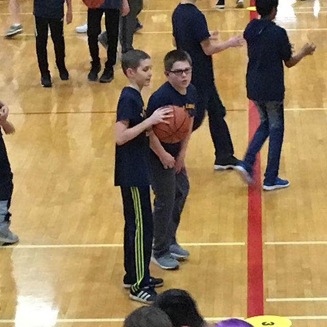 Evan getting ready for his 2-ball tournament