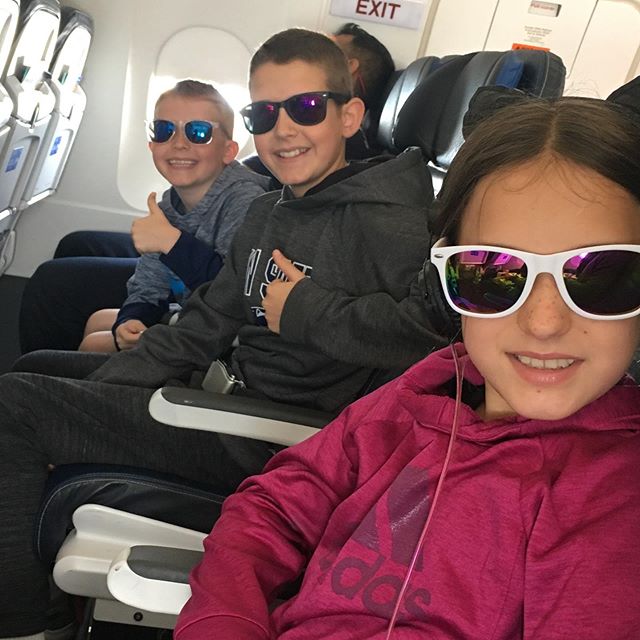 Fun on the plane!