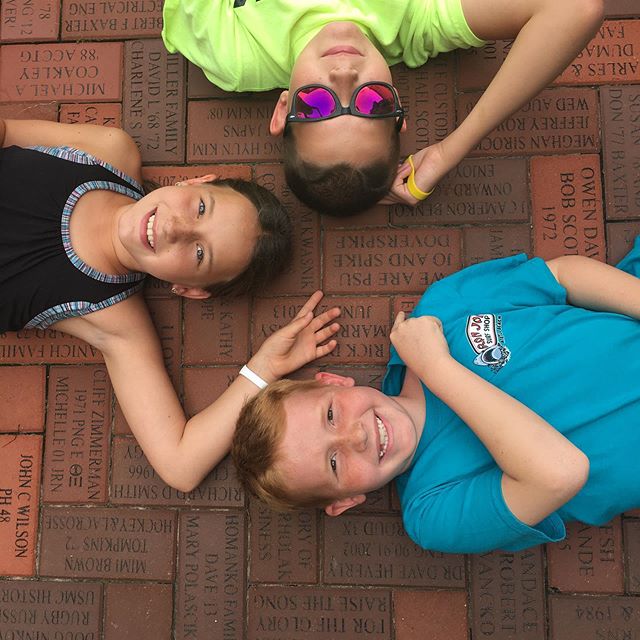 Penn State with the great grandparents’ brick