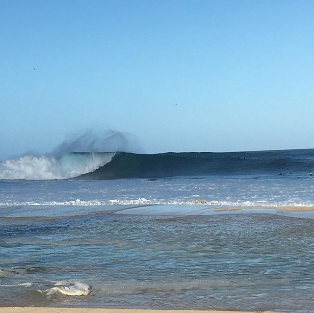 20-25 foot swells at the North Shore today