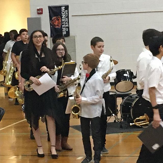 Evan at his Spring concert