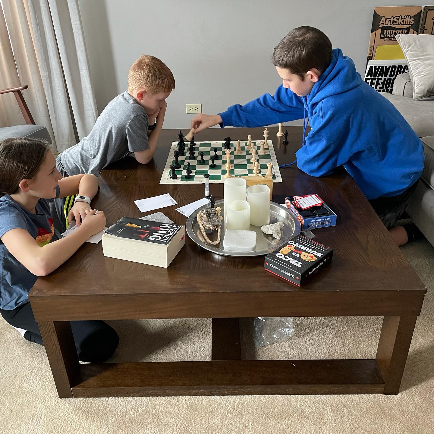 Days off are perfect days for some chess