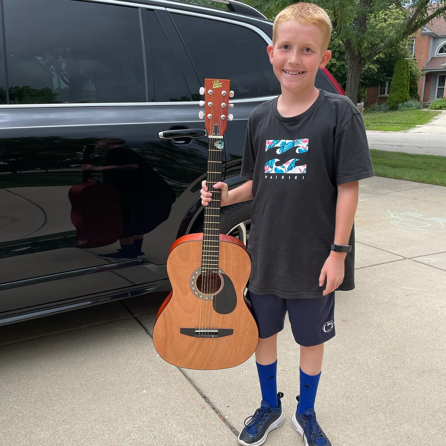 First guitar lesson!