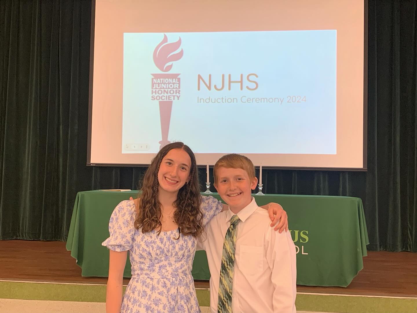 Congrats to Cora and Will for getting inducted to National Junior Honor Society. We are proud of both of you!